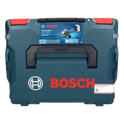 Bosch GWS 18V-10 PSC Professional amoladora angular a batería 18 V 125 mm sin escobillas + 2x batería ProCORE 8,0 Ah + cargador + L-Boxx