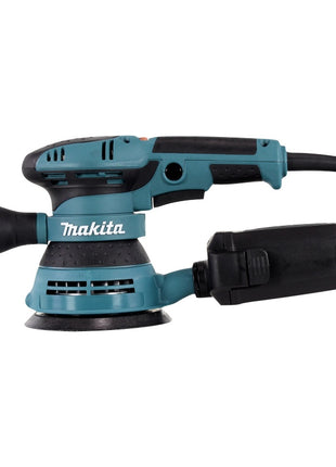 Makita BO 5041 Exzenterschleifer / Schleifmaschine 300 W 125 mm + 2x Toolbrothers SPIDER Netzschleifmittel Set - Toolbrothers