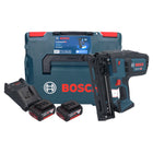 Bosch GNH 18V-64 M Professional Akku Nagler 18 V 64 mm + 2x Akku 5,0 Ah + Ladegerät + L-BOXX - Toolbrothers