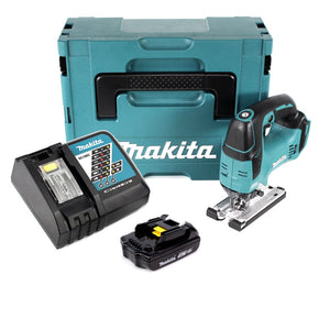 Makita DJV 182 RY1J Akku Pendelhubstichsäge 18V Brushless + 1x Akku 1,5Ah + Ladegerät + Makpac