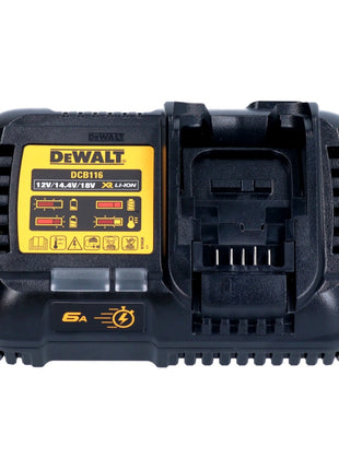 Set de iniciación de batería DeWalt 18 V 2x batería DCB 546 6,0 Ah + cargador rápido DCB 116 XR