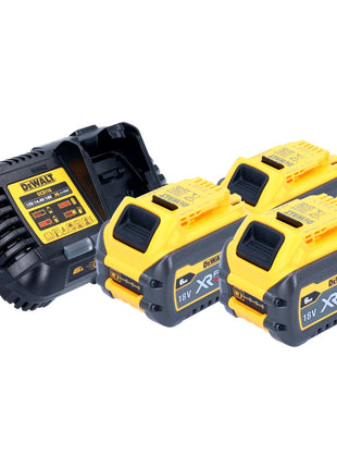 Set de arranque de batería DeWalt 18 V 3x batería DCB 546 6,0 Ah + cargador rápido DCB 116 XR