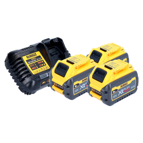 Set de arranque de batería DeWalt 18 V 3x batería DCB 546 6,0 Ah + cargador rápido DCB 116 XR