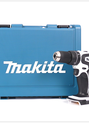 Makita DHP 456 ZK 18 V Li-Ion Akku Schlagbohrschrauber in Weiss inkl. Transportkoffer aus Kunststoff - Toolbrothers