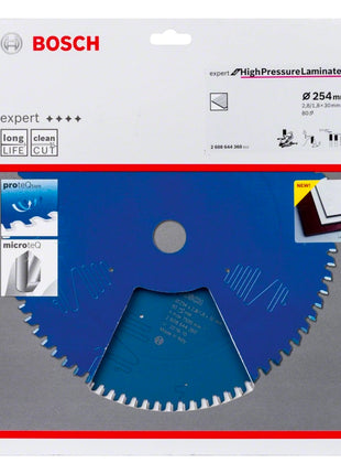 Bosch Expert for High Pressure Laminate Kreissägeblatt ( 2608644360 ) 254 x 30 x 2,8 mm 80 Zähne - Toolbrothers