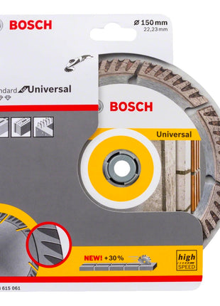 Bosch Standard for Universal Diamanttrennscheibe 150 x 22,23 mm 10 Stk. ( 2608615062 ) - Toolbrothers