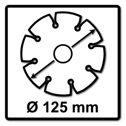 Bosch Standard for Universal diamond cutting disc 125 x 22.23 mm ( 2608615059 ) for concrete, steel-concrete, brick, lime and sandstone