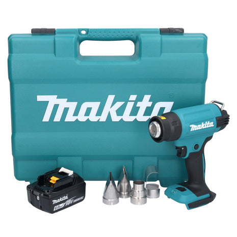 Makita DHG 181 G1K Akku Heißluftgebläse 18 V 150 - 550°C + 1x Akku 6,0 Ah + Koffer - ohne Ladegerät - Toolbrothers