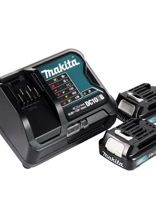 Juego especial de batería Makita CLX 237 SAJ Taladro percutor a batería DF 333 D + sierra de calar a batería JV 101 D + 2x batería 2,0 Ah + cargador + Makpac