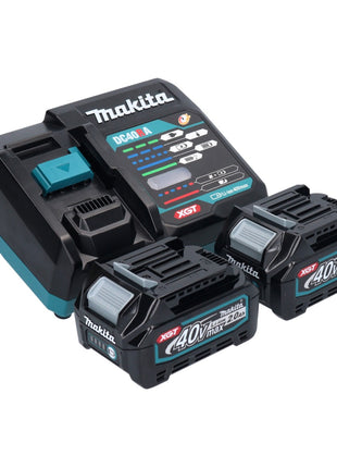 Makita UC 002 GA201 Akku Kettensäge 40 V max. 25 cm 24,8 m/s Brushless + 2x Akku 2,0 Ah + Ladegerät