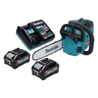 Makita UC 002 GM201 Akku Kettensäge 40 V max. 25 cm 24,8 m/s Brushless + 2x Akku 4,0 Ah + Ladegerät