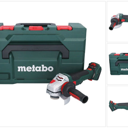 Metabo WVB 18 LTX BL 15-125 Quick amoladora angular sin cable 18 V 125 mm ( 601731840 ) sin escobillas + metaBOX - sin batería, sin cargador