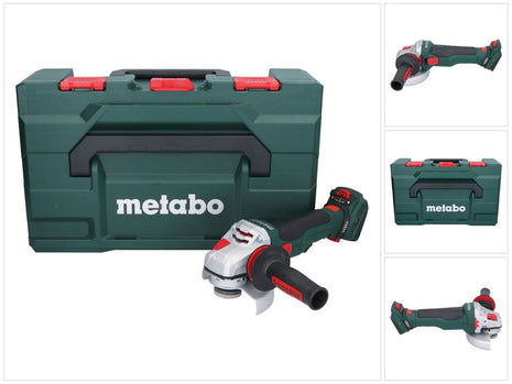 Metabo WVB 18 LTX BL 15-125 Meuleuse d'angle sur batterie Quick 18 V 125 mm (601731840) sans balais + métaBOX - sans batterie, sans chargeur