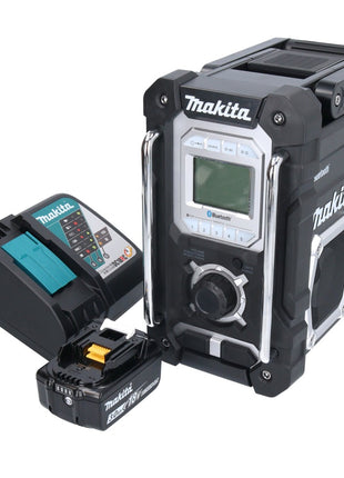 Makita DMR 108 RF1 radio batería 10,8 V - 18 V Bluetooth IP64 + 1x batería 3,0 Ah + cargador