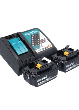 Makita DMR 108 RF radio à batterie 10,8 V - 18 V Bluetooth IP64 + 2x batteries 3,0 Ah + chargeur