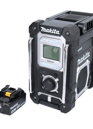 Makita DMR 108 T1 Radio sur batterie 10,8 V - 18 V Bluetooth IP64 + 1x batterie 5,0 Ah - sans chargeur