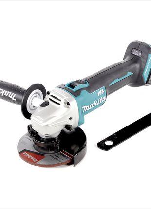 Makita DGA 506 Z Akku Winkelschleifer 18 V 125 mm Brushless Solo + Toolbrothers MANTIS Trennscheiben- Set - ohne Akku, ohne Ladegerät