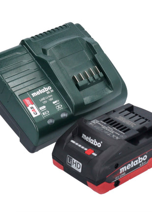 Metabo Basic Set 1x LiHD Akkupack 18 V 4,0 Ah ( 625367000 ) + Metabo SC 30 Ladegerät 12 - 18 V ( 316067840 ) - Toolbrothers