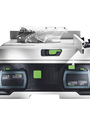 Festool CSC SYS 50 EBI-Plus Akku Tischkreissäge 36 V ( 2x 18 V ) ( 577374 ) 168 mm Brushless + 2x Akku 5,0 Ah + Ladegerät + Systainer - Toolbrothers