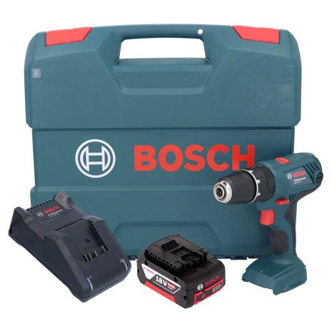 Taladro percutor inalámbrico Bosch GSB 18V-21 18 V 55 Nm + 1x batería 6,0 Ah + cargador + maletín L