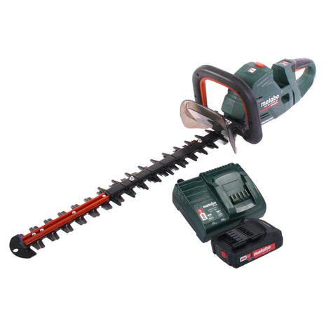 Metabo HS 18 LTX BL 55 Akku Heckenschere 18 V 50 cm Brushless + 1x Akku 2,0 Ah + Ladegerät - Toolbrothers