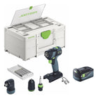 Festool TXS 18-Basic-Set Akku Bohrschrauber 18 V 40 Nm Brushless + 1x Akku 5,0 Ah + Systainer - ohne Ladegerät - Toolbrothers