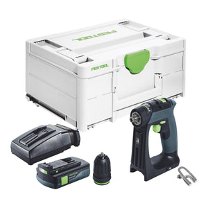 Festool CXS 18 Akku Bohrschrauber 18 V 40 Nm Brushless + 1x Akku 3,0 Ah + Ladegerät + Systainer