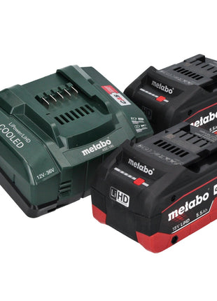 Metabo WPBA 18 LTX BL 15-125 Quick DS Akku Winkelschleifer 18 V 125 mm Brushless + 2x Akku 5,5 Ah + Ladegerät + metaBOX - Toolbrothers