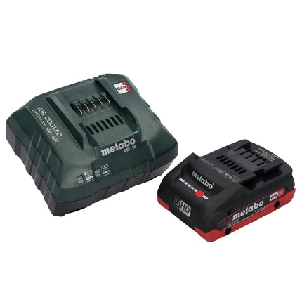 Smerigliatrice angolare a batteria Metabo WB 18 LTX BL 15-125 Quick 18 V 125 mm senza spazzole + 1x batteria ricaricabile 4,0 Ah + caricatore + metaBOX