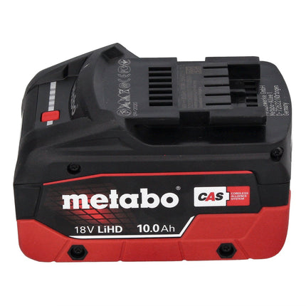Metabo WPBA 18 LTX BL 15-125 Quick DS 18 V 125 mm amoladora angular sin cable Brushless + 1x batería 10,0 Ah + metaBOX - sin cargador