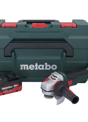 Metabo WB 18 LTX BL 15-125 Quick Akku Winkelschleifer 18 V 125 mm Brushless + 1x Akku 8,0 Ah + metaBOX - ohne Ladegerät