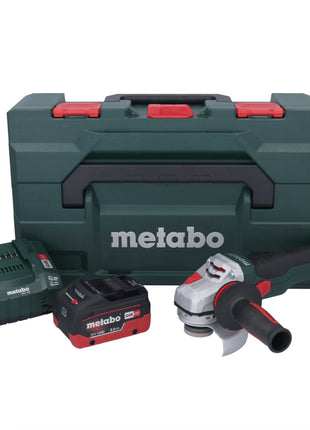 Metabo WB 18 LTX BL 15-125 Quick Akku Winkelschleifer 18 V 125 mm Brushless + 1x Akku 8,0 Ah + Ladegerät + metaBOX