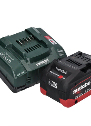 Metabo WB 18 LTX BL 15-125 Quick Akku Winkelschleifer 18 V 125 mm Brushless + 1x Akku 8,0 Ah + Ladegerät + metaBOX