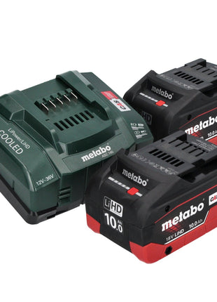 Metabo WB 18 LTX BL 15-125 Quick Akku Winkelschleifer 18 V 125 mm Brushless + 2x Akku 10,0 Ah + Ladegerät + metaBOX