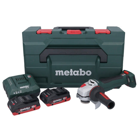 Metabo WPB 18 LT BL 11-125 Quick Akku Winkelschleifer 18 V 125 mm Brushless + 2x Akku 4,0 Ah + Ladegerät + metaBOX - Toolbrothers