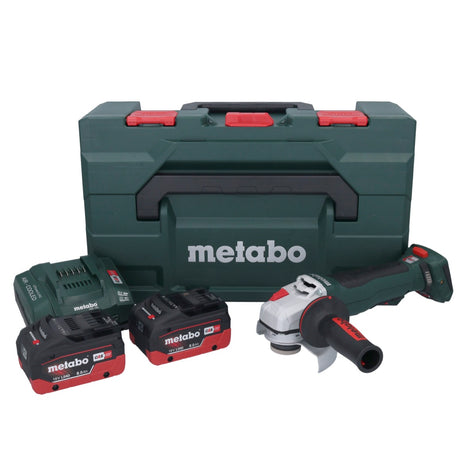 Metabo WPB 18 LT BL 11-125 Quick Akku Winkelschleifer 18 V 125 mm Brushless + 2x Akku 8,0 Ah + Ladegerät + metaBOX - Toolbrothers