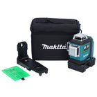 Makita SK 700 GD Laser Kreuzlinienlaser grün 12 V max. IP 54 35 m Solo - ohne Akku, ohne Ladegerät