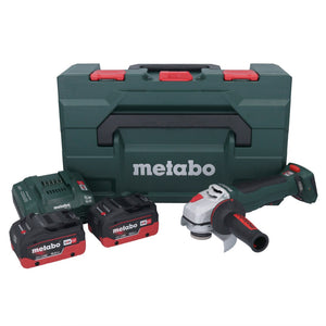 Metabo WPB 18 LT BL 11-125 Quick Akku Winkelschleifer 18 V 125 mm Brushless + 2x Akku 10,0 Ah + Ladegerät + metaBOX