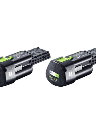 Festool Akku Set 2x BP 18 Li 3,0 Ergo I Akku 18 V 3,0 Ah / 3000 mAh Li-Ion ( 2x 577704 ) mit Ladestandanzeige - Toolbrothers