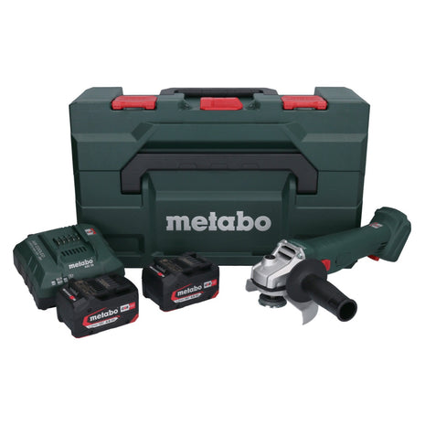 Akumulatorowa szlifierka kątowa Metabo W 18 L 9-125 18 V 125 mm + 2x akumulator 4,0 Ah + ładowarka + metaBOX ( 602247510 )