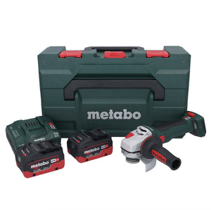 Metabo WB 18 LT BL 11-125 Quick Akku Winkelschleifer 18 V 125 mm Brushless + 2x Akku 5,5 Ah + Ladegerät + metaBOX ( 613054660 )