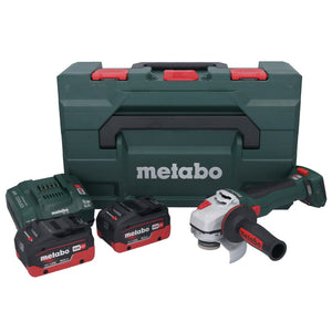 Metabo WB 18 LT BL 11-125 Quick Akku Winkelschleifer 18 V 125 mm Brushless + 2x Akku 10,0 Ah + Ladegerät + metaBOX