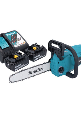 Makita DUC 307 RTX2 Akku Kettensäge 18 V 30 cm 7,7 m/s Brushless + 2x Akku 5,0 Ah + Ladegerät - Toolbrothers