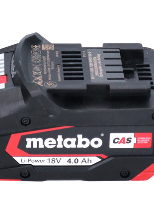 Meuleuse d'angle sans fil Metabo W 18 7-125 18 V 125 mm + 1x batterie 4,0 Ah + metaBOX - sans chargeur