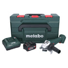 Metabo W 18 7-125 Cordless angle grinder 18 V 125 mm + 1x battery 4.0 Ah + charger + metaBOX