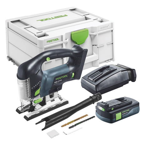 Festool CARVEX PSBC 420-Basic Akku Pendelstichsäge 18 V 120 mm Brushless + 1x Akku 3,0 Ah + Ladegerät + Systainer - Toolbrothers