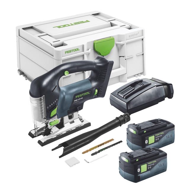 Festool CARVEX PSBC 420-Basic Akku Pendelstichsäge 18 V 120 mm Brushless + 2x Akku 5,0 Ah + Ladegerät + Systainer - Toolbrothers