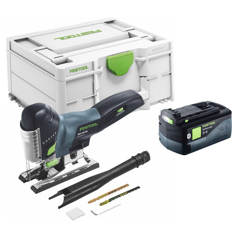 Festool CARVEX PSC 420-Basic akumulatorowa wyrzynarka wahadłowa 18 V 120 mm bezszczotkowa + 1x akumulator 5,0 Ah + Systainer - bez ładowarki