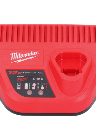 Milwaukee M12 HNRG-252 Akku Starter Set High Output 12 V + 2x HB2.5 Akku 2,5 Ah ( 4932480164 ) + M12 C12 C Ladegerät ( 4932352000 ) - Toolbrothers