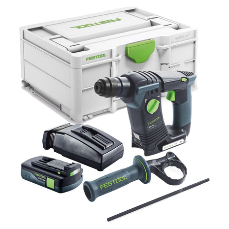 Festool BHC 18-Basic Akku Bohrhammer 18 V 1,8 J SDS Plus Brushless + 1x Akku 3,0 Ah + Ladegerät + Systainer - Toolbrothers